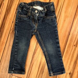 Hanna Andersson Dark Blue Toddler Jeans size 80 18-24mos EUC